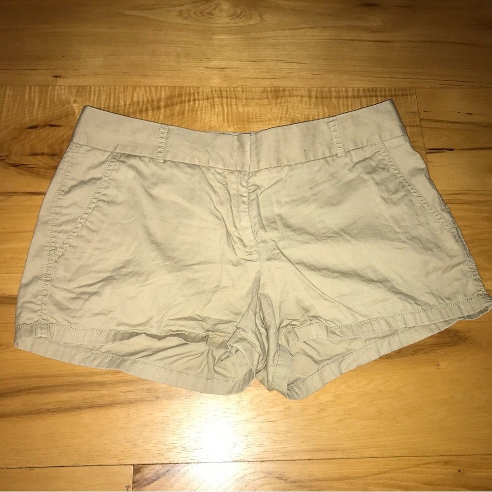 Women's Tan J. Crew Shorts